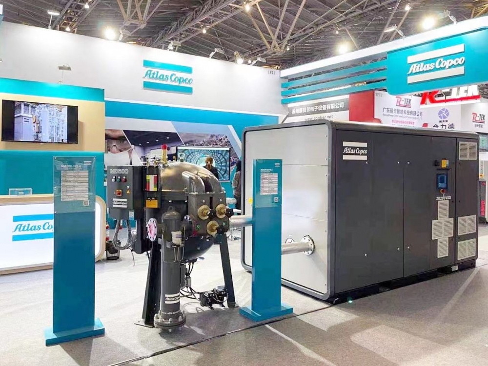 阿特拉斯科普柯机器展会现场图